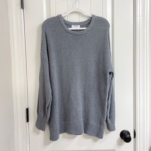 Old Navy Gray Cotton Knit Sweater – Size M